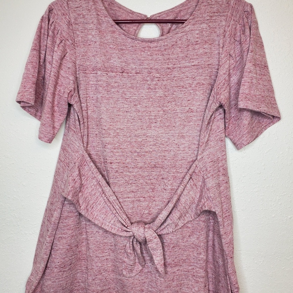 Jessica Simpson Knot Front Maternity T Shirt